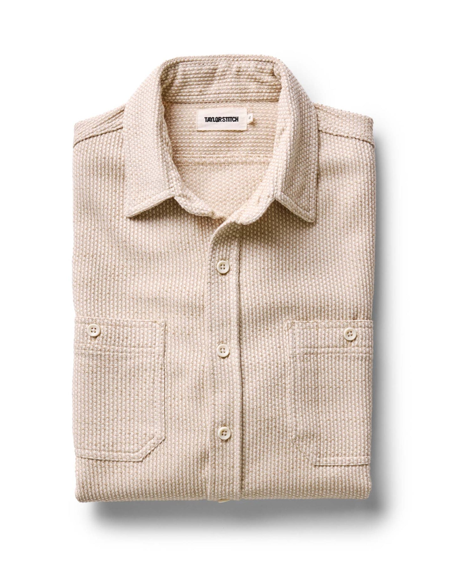 The Utility Shirt in Natural Sashiko - MST GoodsTaylor Stitch