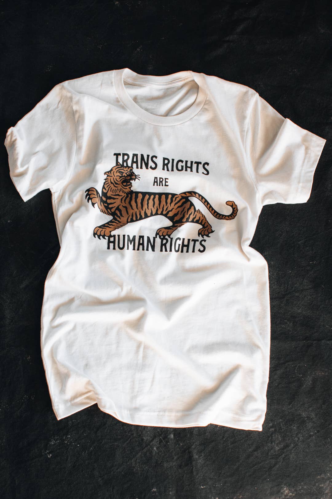 Trans Rights are Human Rights Tee - White - MST GoodsHoundstooth Design + Supply Co