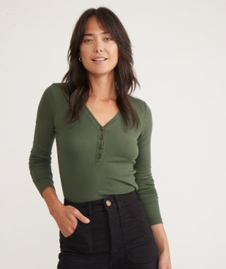 Lexi Rib Henley Top