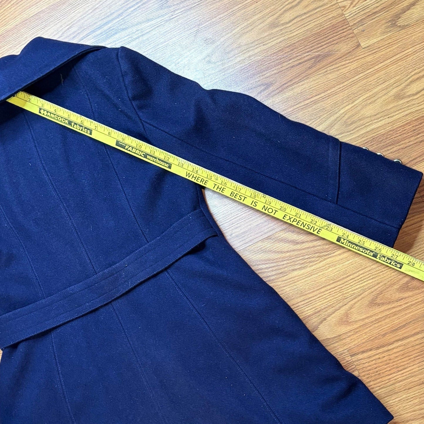 Vtg 1940s Navy Military Style Coat Womens Small Double Breasted Lion Buttons - MST GoodsVintage