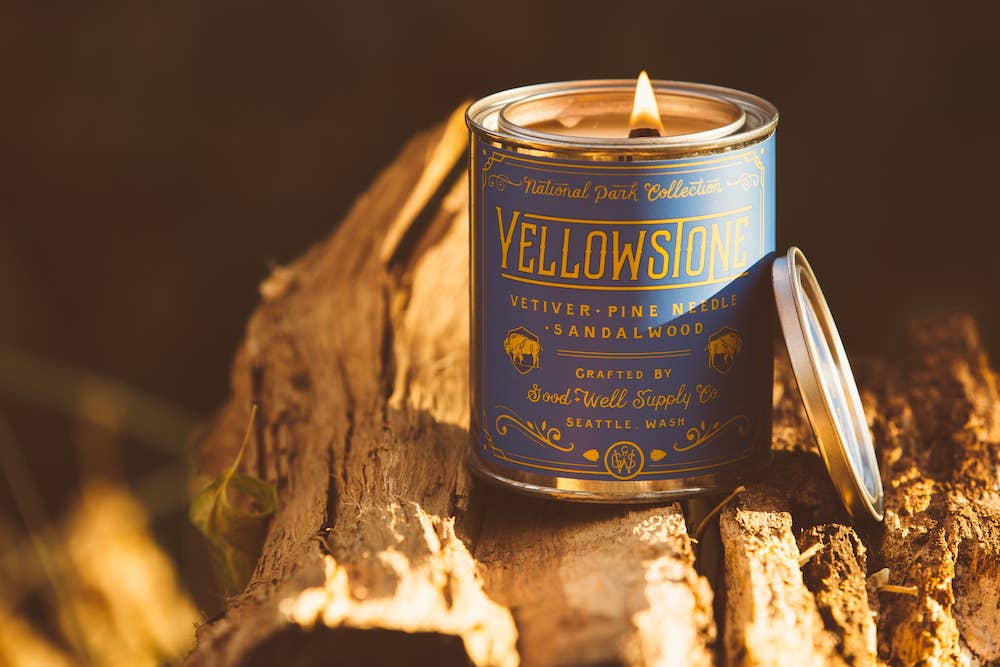 Yellowstone National Park Candle - MST GoodsGood & Well Supply Co.