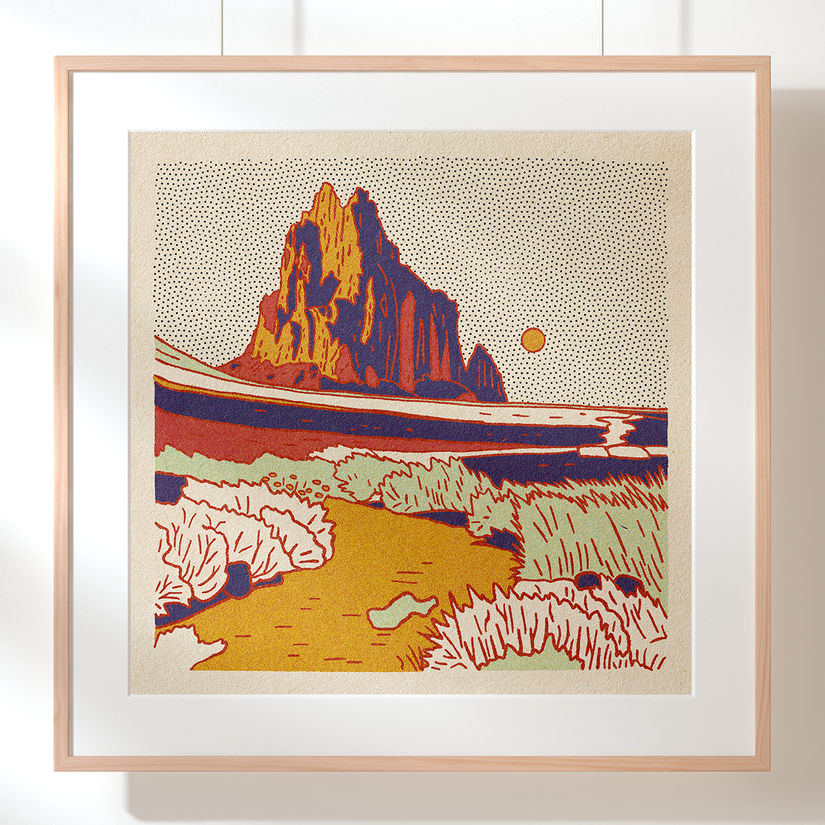 Desert Mountain #9 12x12