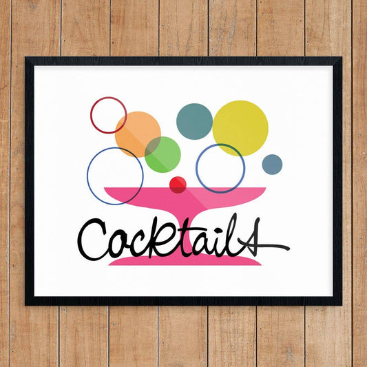 11'' x 14'' Bubbly Cocktails Print