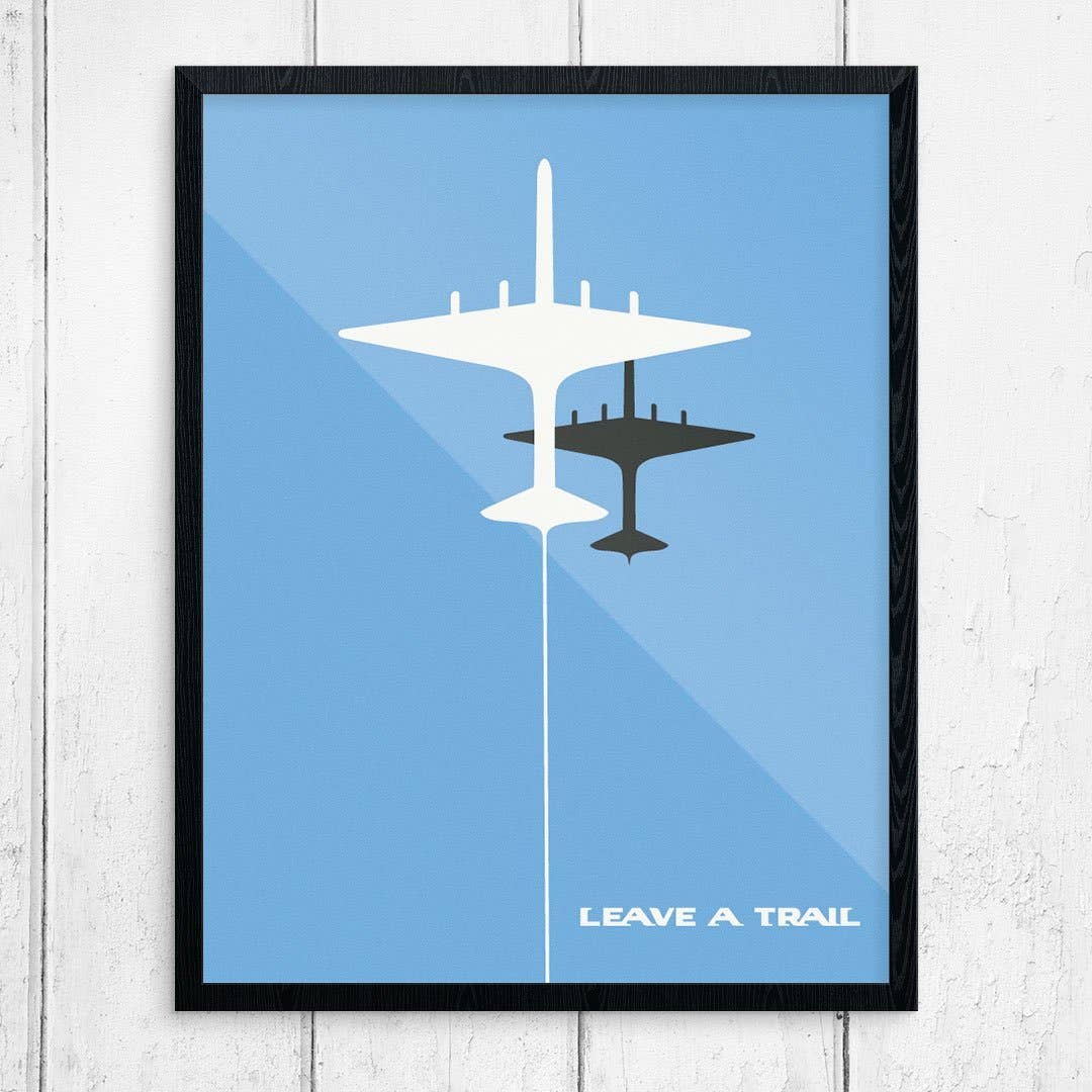 11'' x 14'' Leave a Trail Jet Print