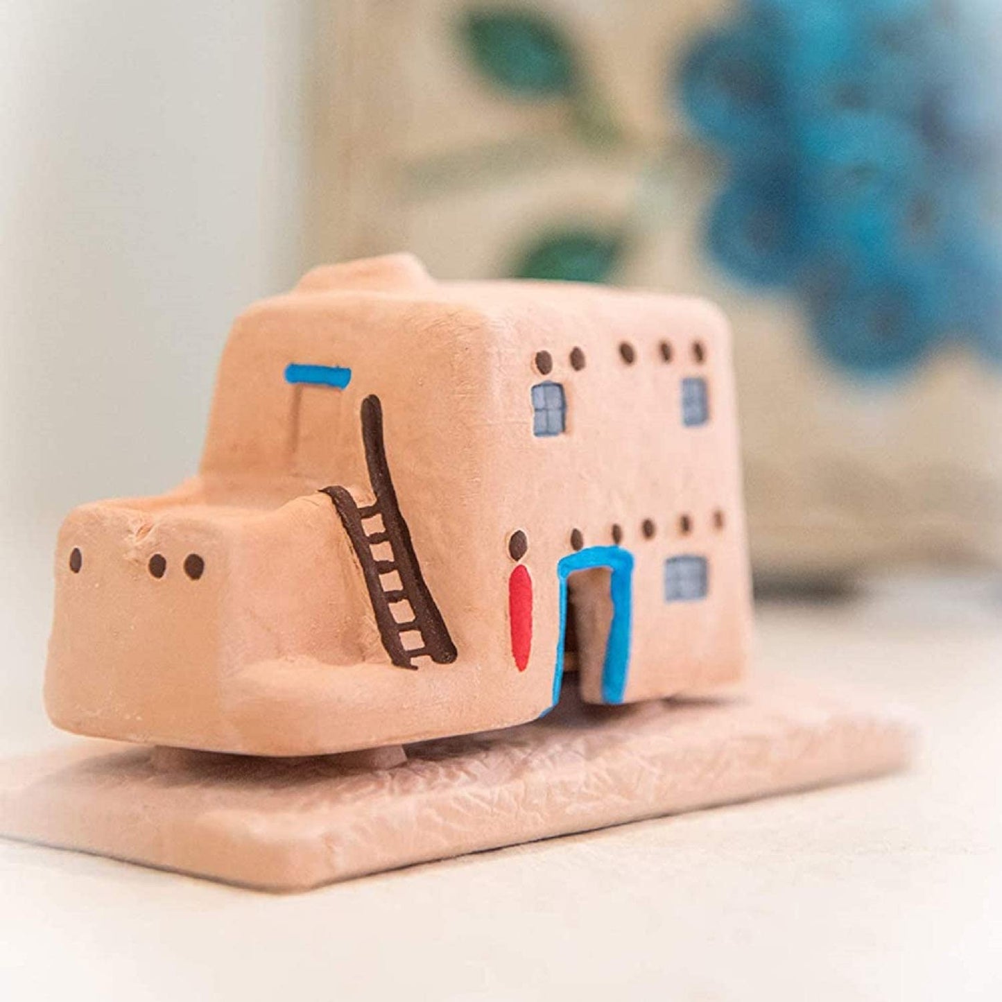 Casa de Adobe Natural Wood Incense Burner