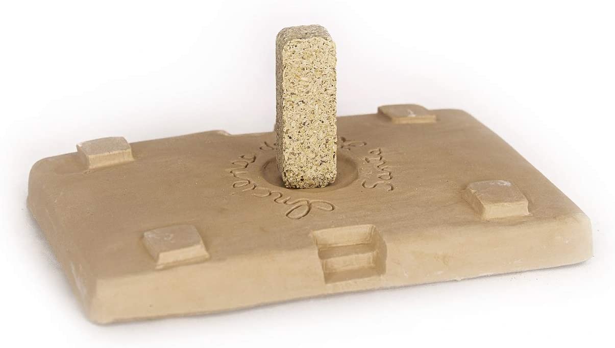 Log Cabin Natural Wood Incense Burner