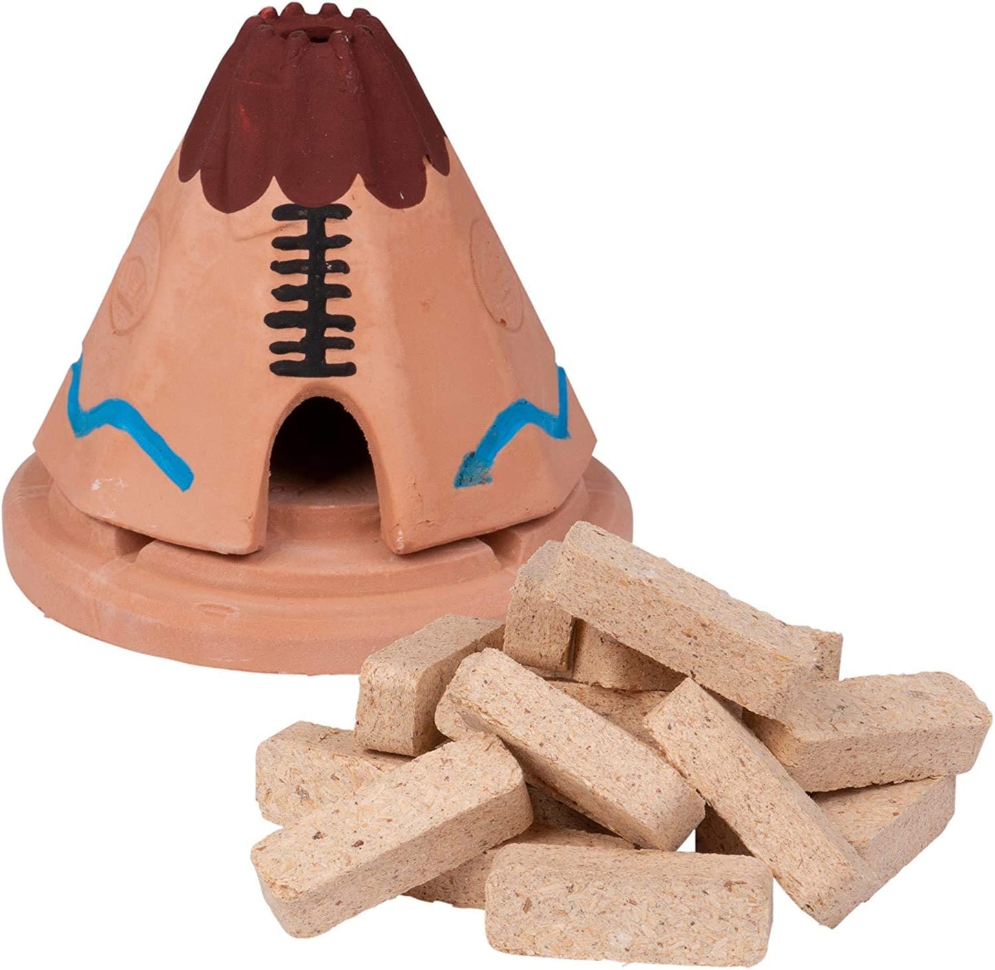 Teepee Natural Wood Incense Burner