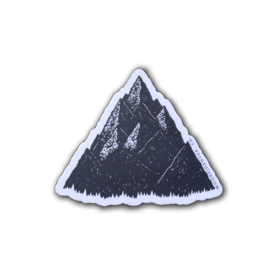 High Peak Vinyl Sticker