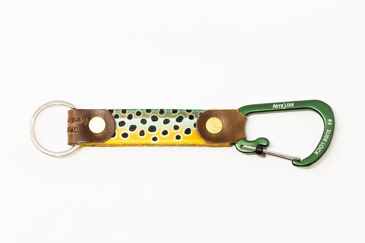 Fish Print Whis-Key Hook Carabiner