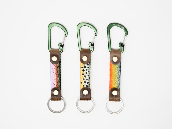 Fish Print Whis-Key Hook Carabiner