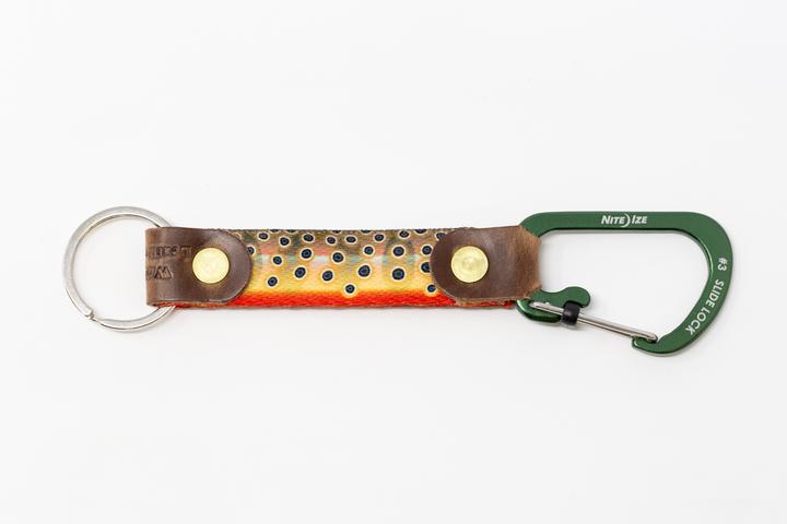 Fish Print Whis-Key Hook Carabiner