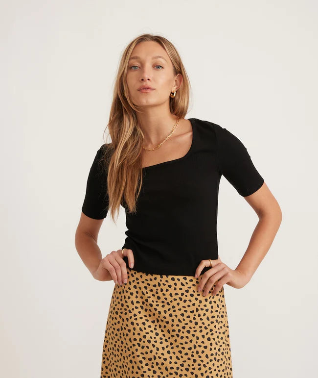 Lexi Rib Square Neck Top
