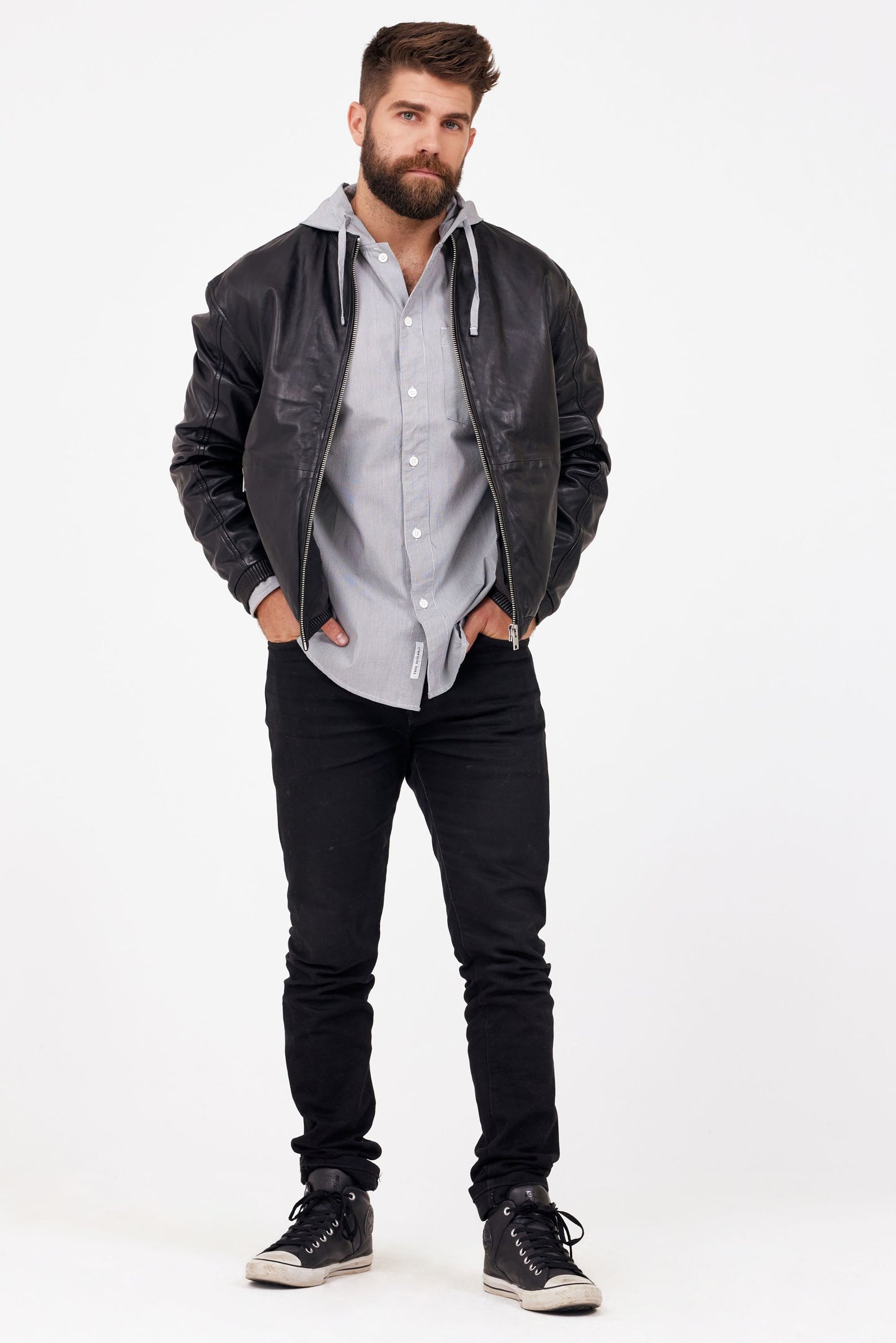 Ormey Men's Leather Jacket