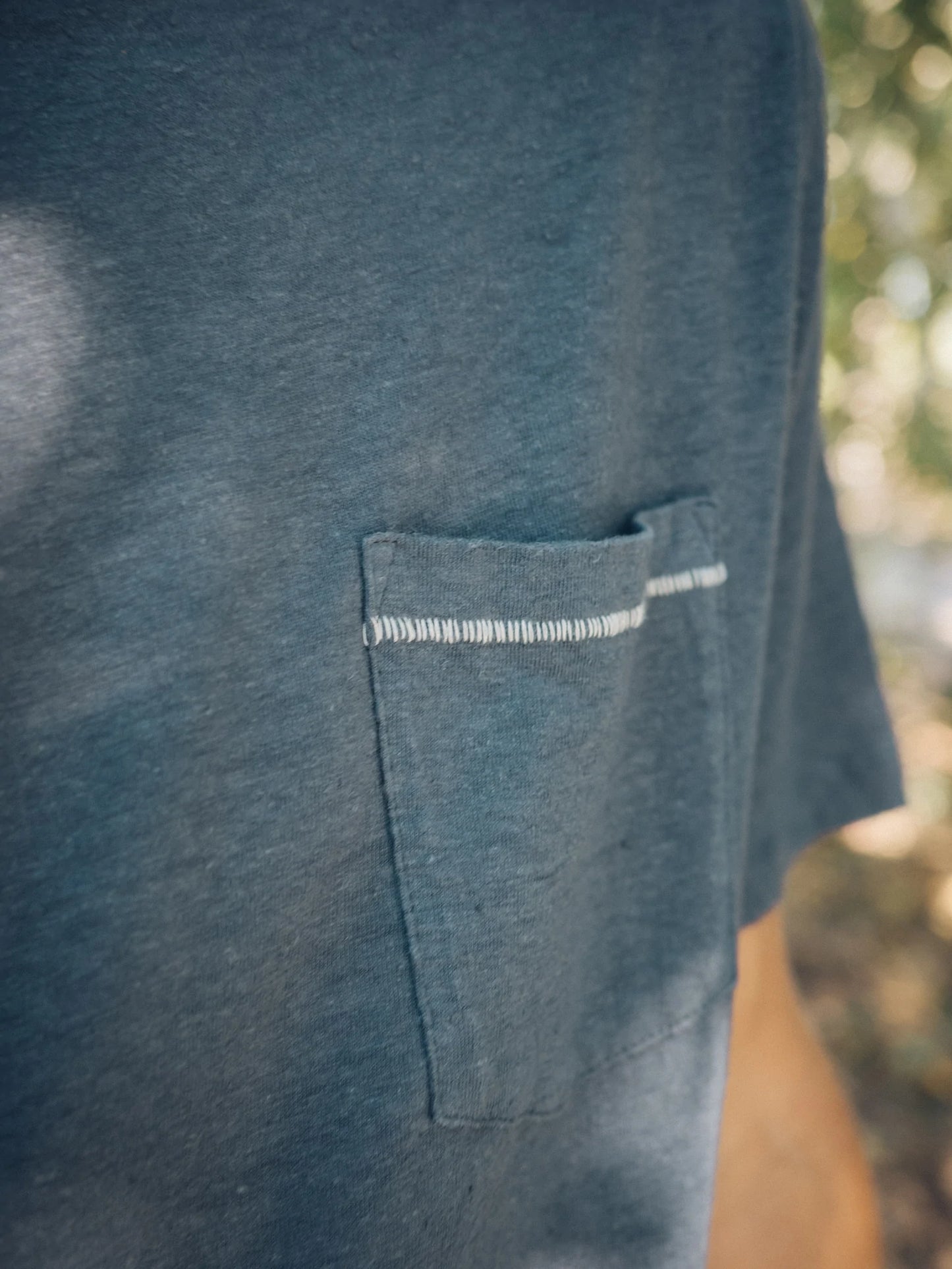 Hemp Stripe Pocket Tee