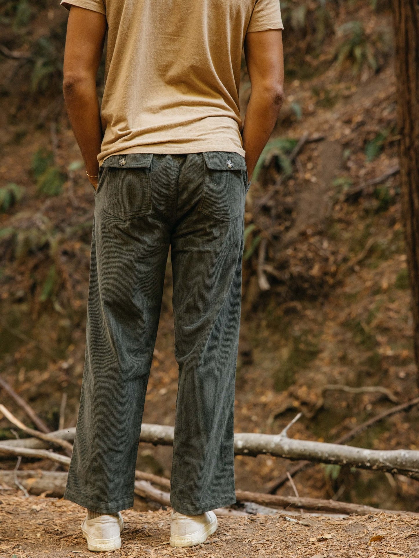 Salvador Corduroy Pants - Moss