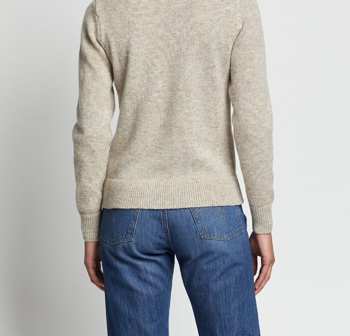 SHETLAND WASHABLE WOOL CREWNECK
