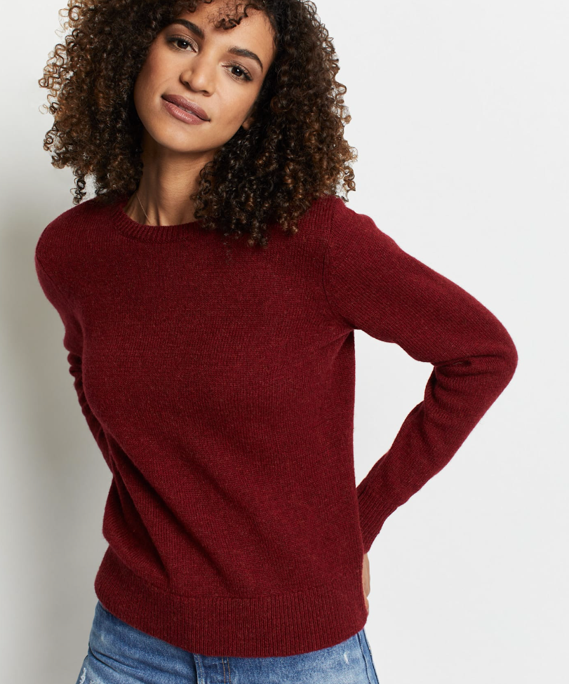 SHETLAND WASHABLE WOOL CREWNECK