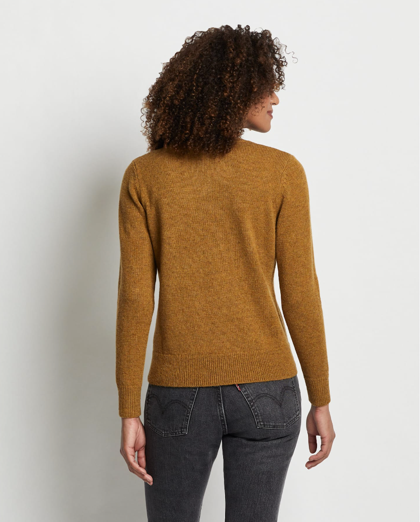 SHETLAND WASHABLE WOOL CREWNECK