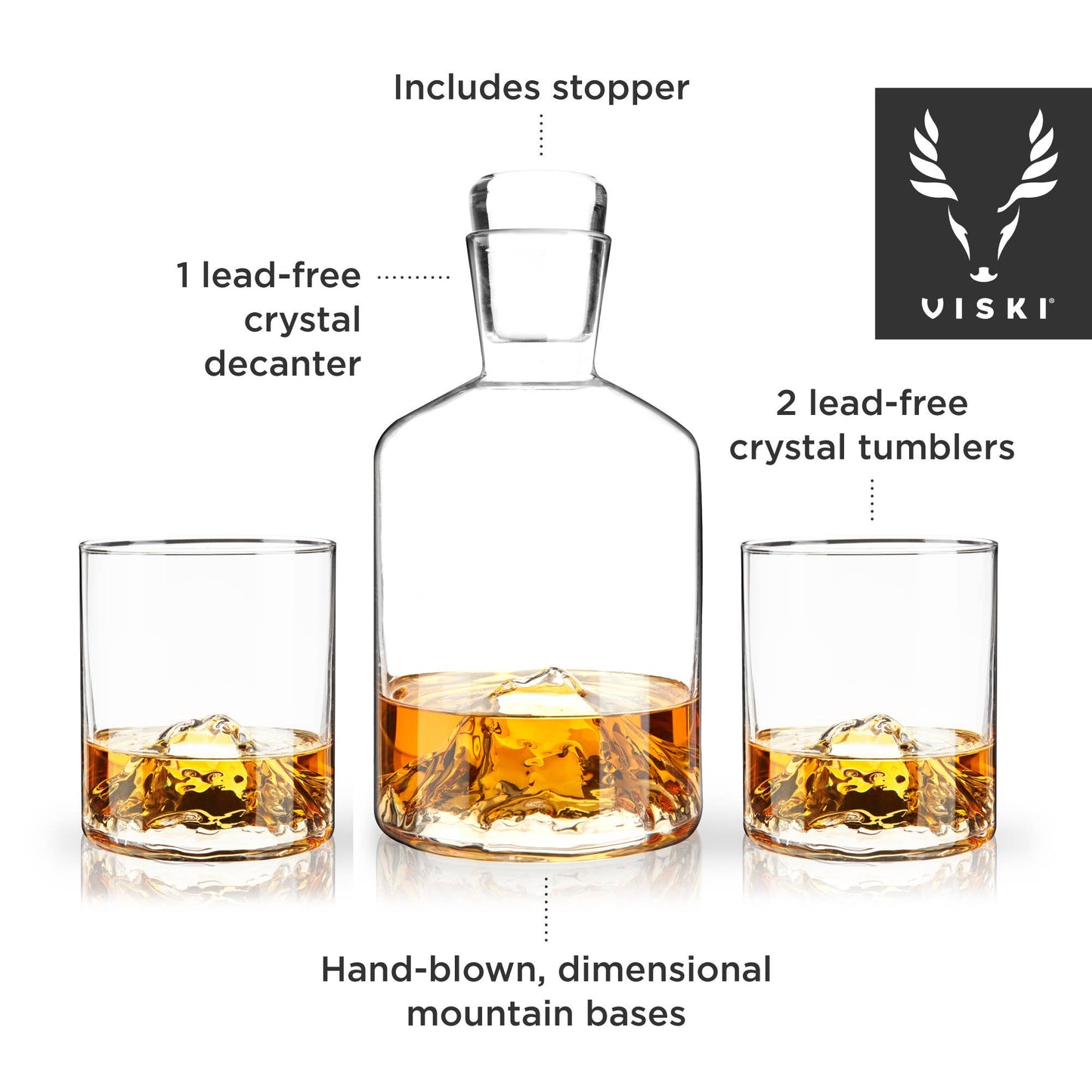 Mountain Decanter & Tumblers (Set)