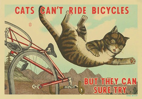 Cat Accident - MST GoodsArt PrintArna Miller