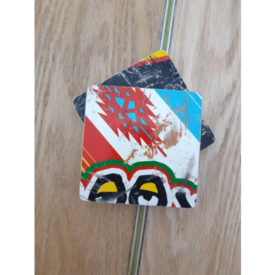 Upcycled Skateboard Coasters - Set of 2
