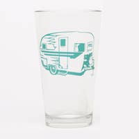 Camper Trailer Pint Glass