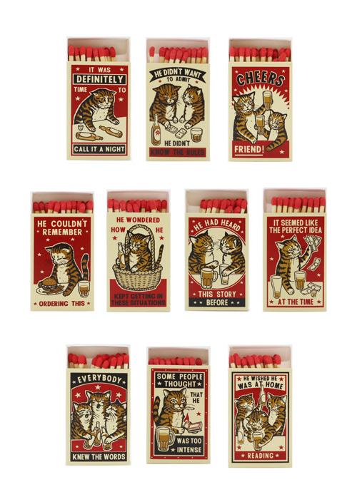 Drunk Cat Matchbox