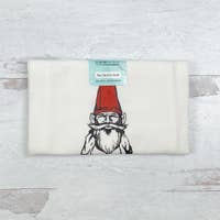 Garden Gnome Flour Sack Tea Towel
