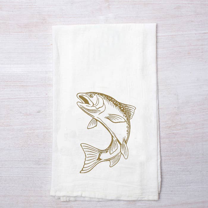 Trout Tea Towel