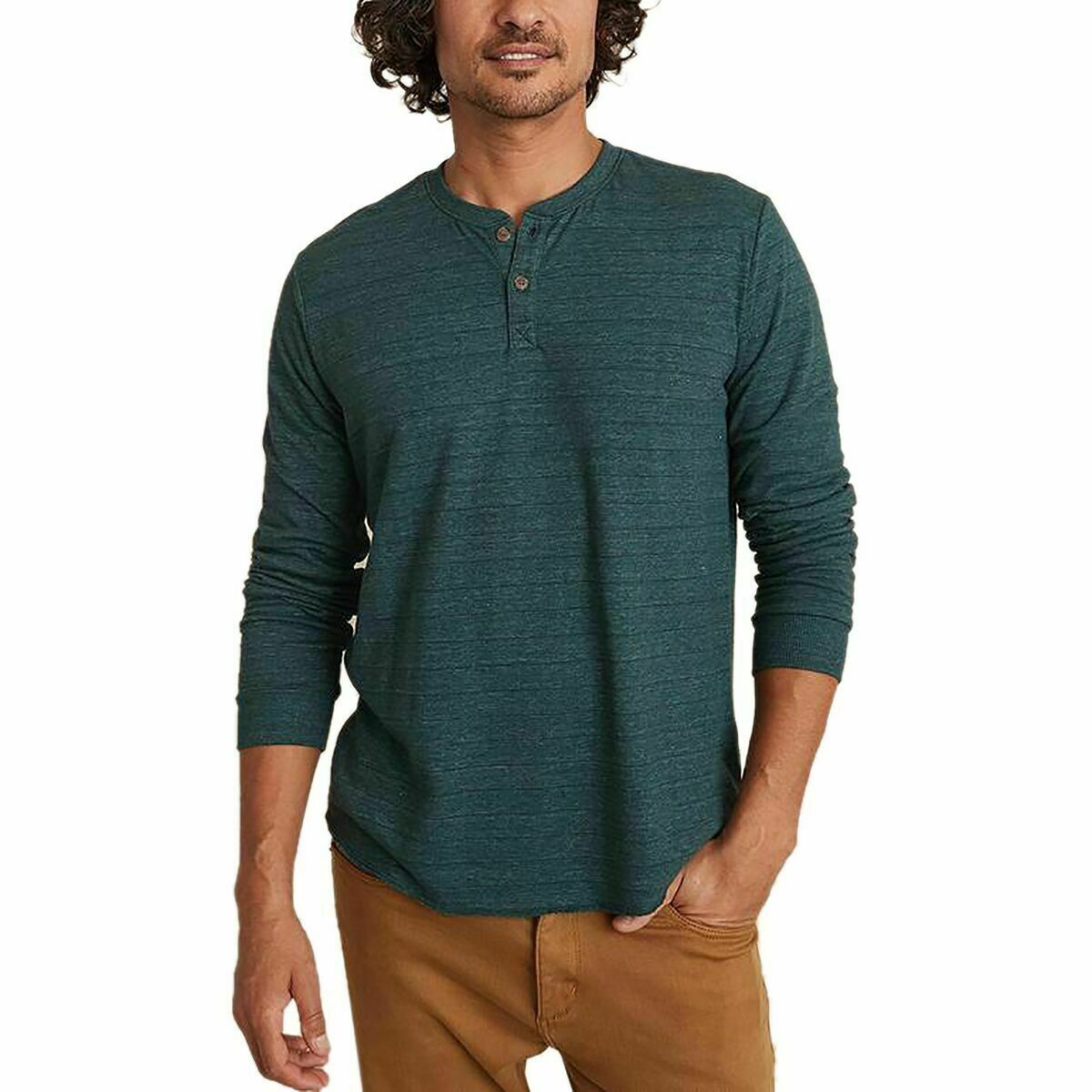 Double Knit Long Sleeve Henley