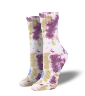 Plum tie dye