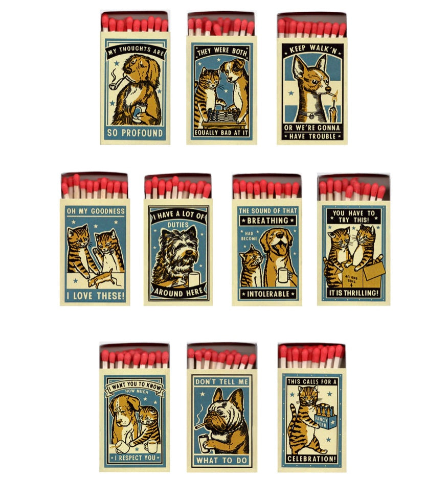 Drunk Cat Matchbox