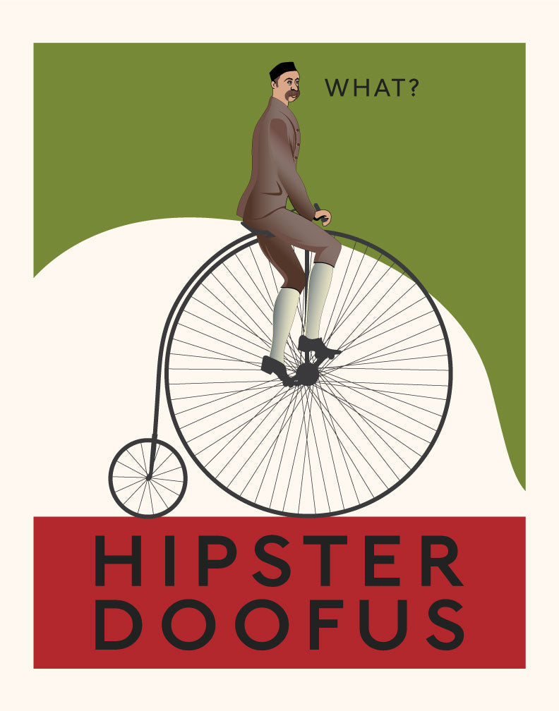 Hipster doofus