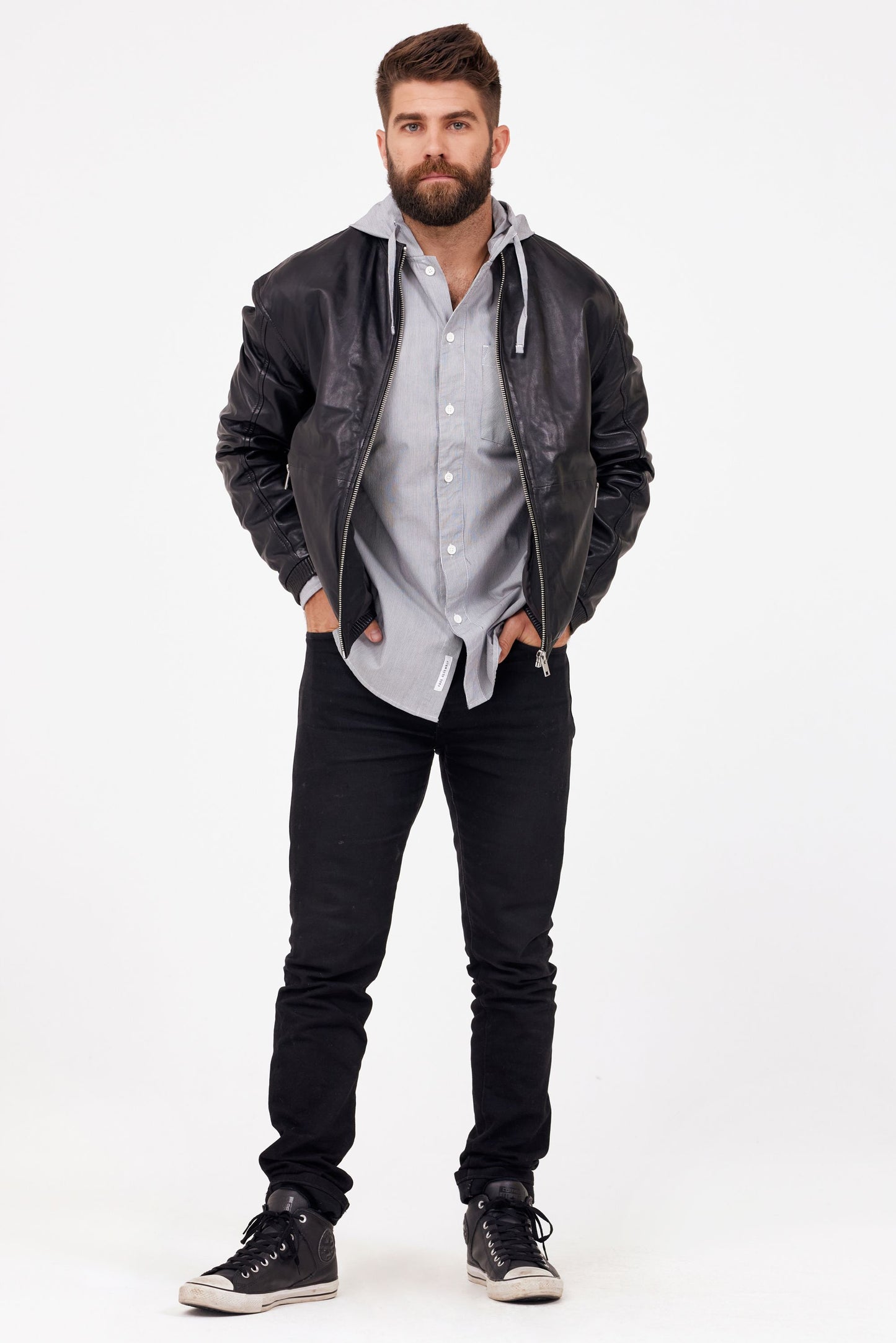 Ormey Men's Leather Jacket