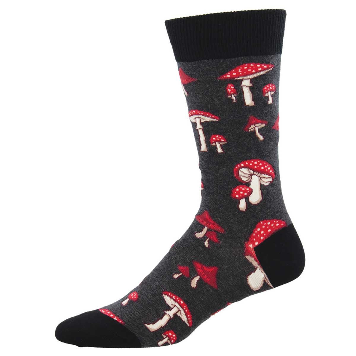 Pretty Fly For a Fungi - Mushroom Socks - MST GoodsSocksSocksmith