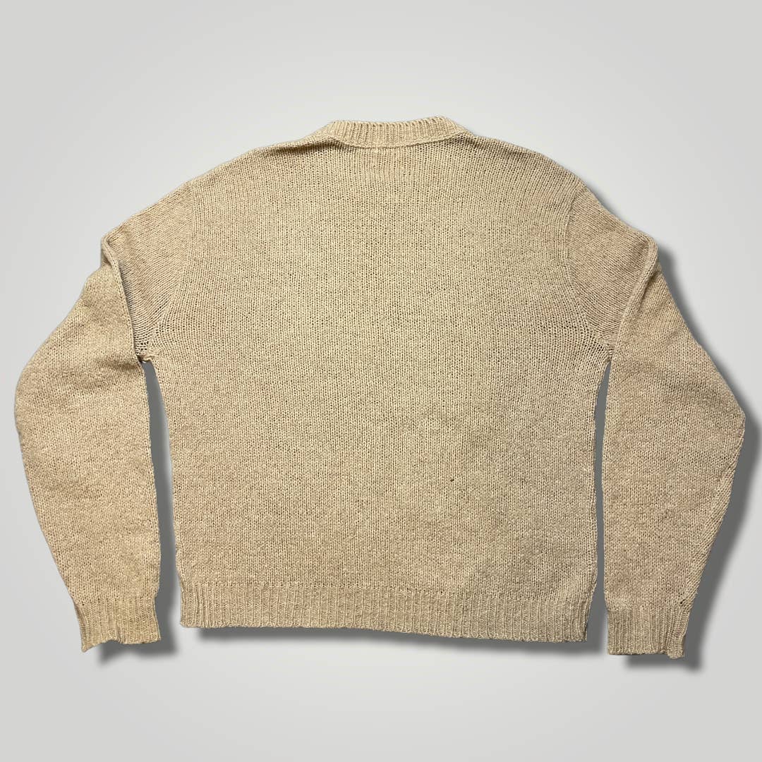 Vintage 1950 Crewneck Pullover McGregor Camelot Lambswool Camel Hair Large B2009