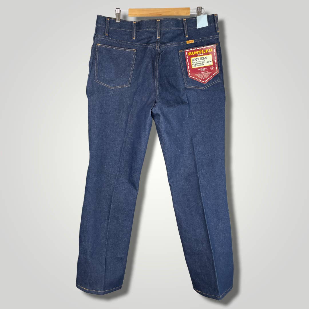 Vintage NOS 1980s Jeans NWT Dark Heavyweight 38x30 T – MST
