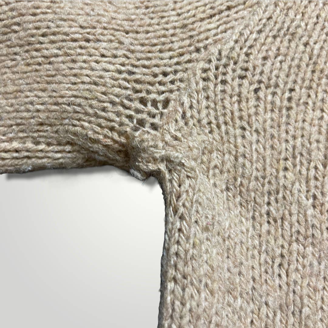 Vintage 1950 Crewneck Pullover McGregor Camelot Lambswool Camel Hair Large B2009