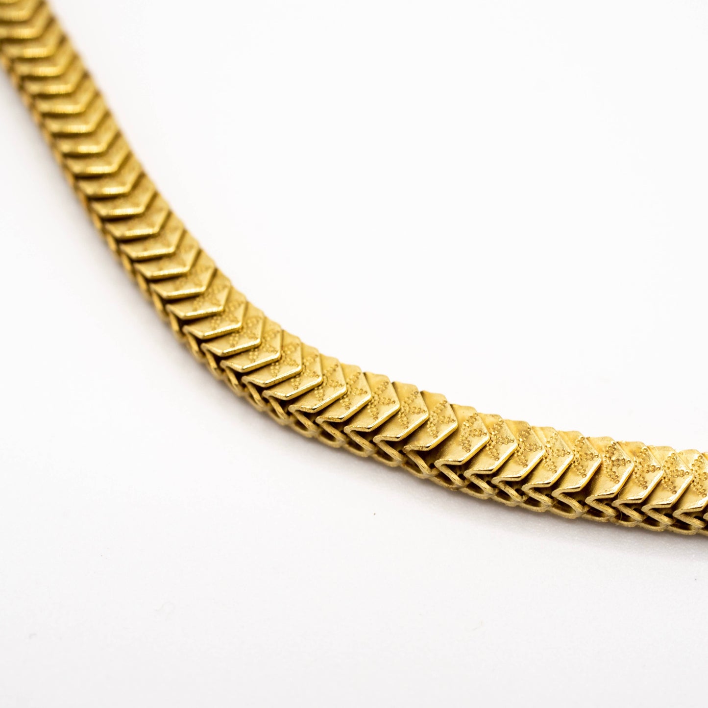 Decorated Brass Slink Chain - Anti Tarnish