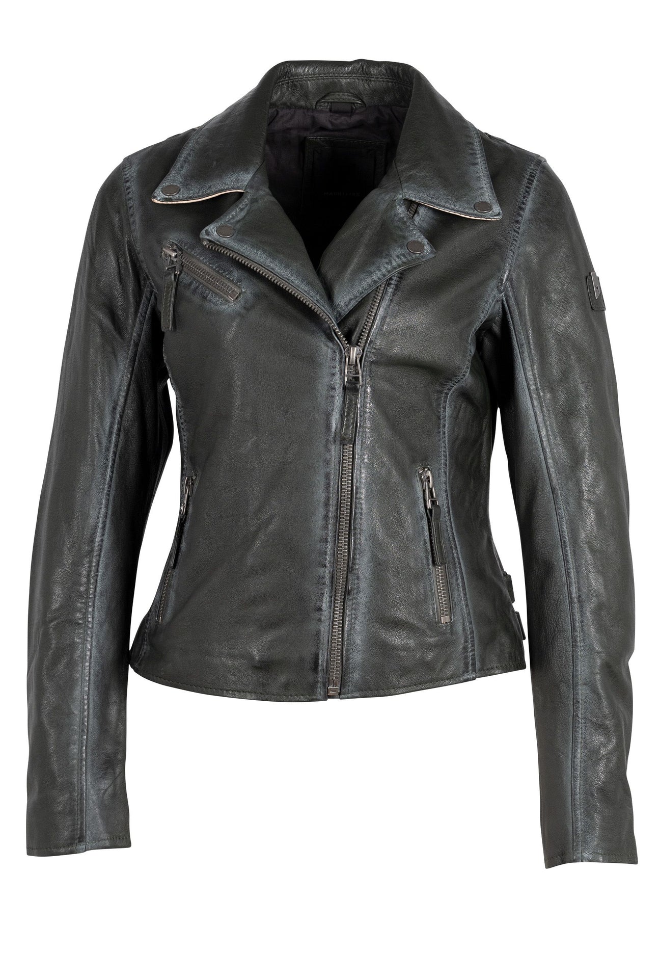 Christy Star Leather Jacket Regular Fit