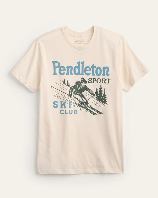 Ski Graphic Tee White