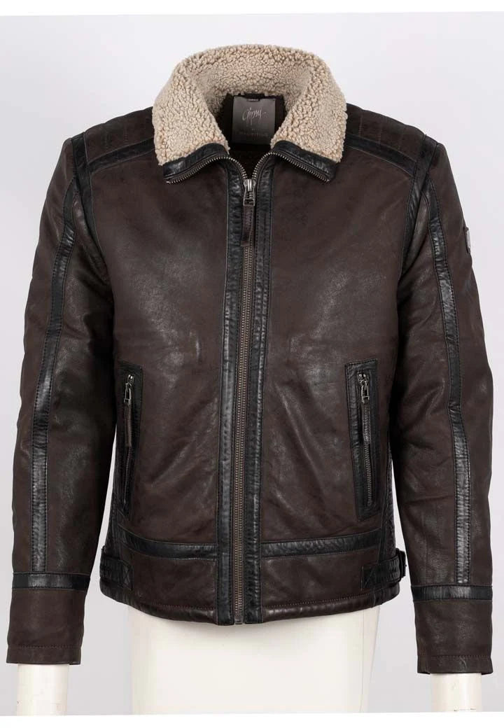 Anchorage CF Dark Brown Lambskin Jacket