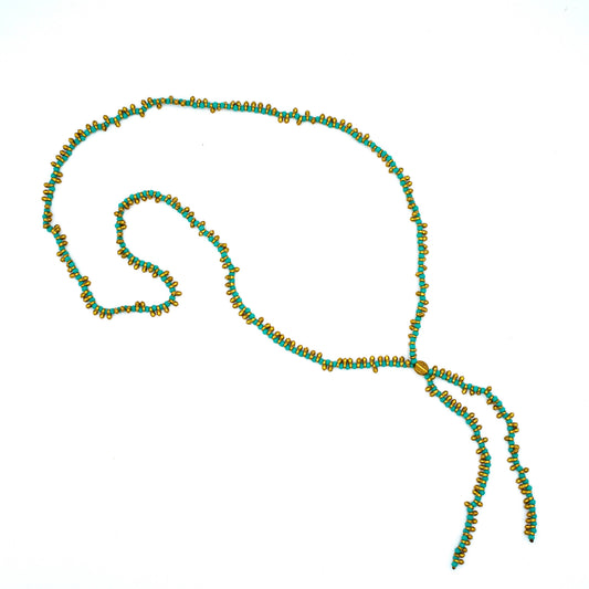 Beaded Bolo Necklace - 4 Colors