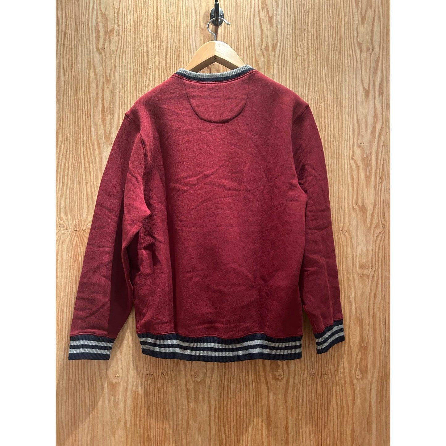 Vintage 1990s Cremieux Red Sweatshirt Mens Large Crewneck Embroidered Shield