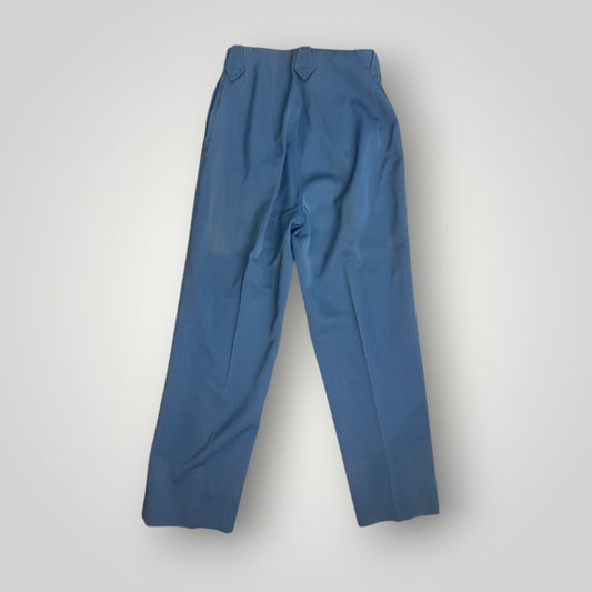 Vintage 1950s 'The Allen MFG. CO of Denver' Western Pants Blue Pearl Snap