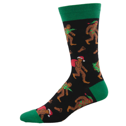 Bigfoot Christmas Socks