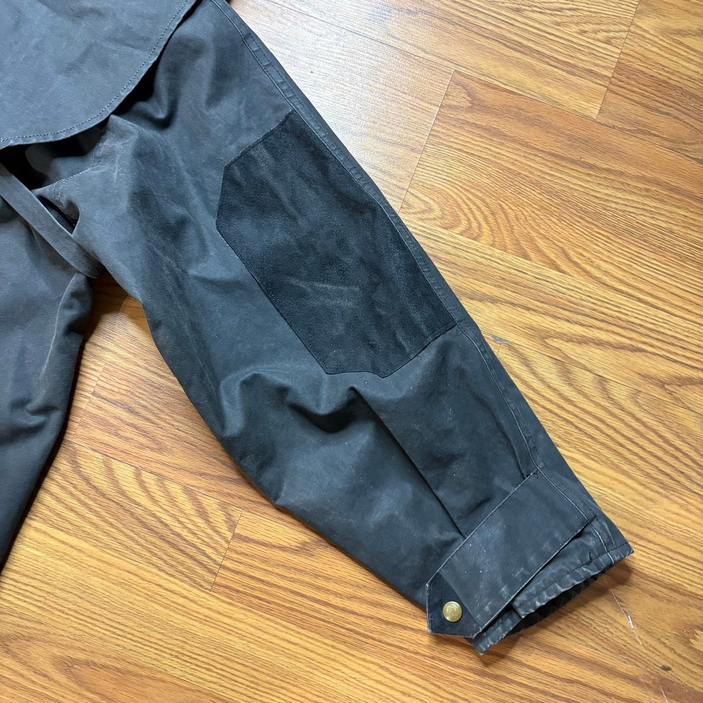Vintage Outbound Australia Waxed Cotton Oilskin Field Jacket Storm Cape XL