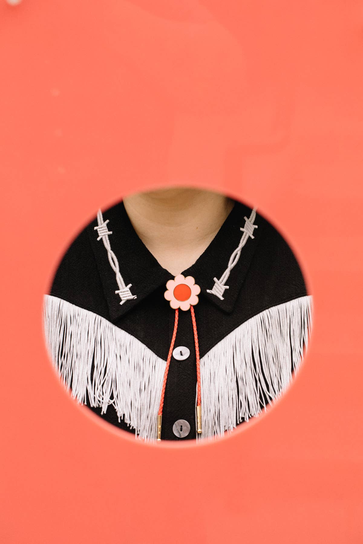 Big Daisy Bolo Tie