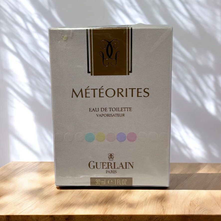 Vtg Perfume READ Guerlain Meteorites 1 oz 30 ml Eau De Toilette Spray 1999 Disco