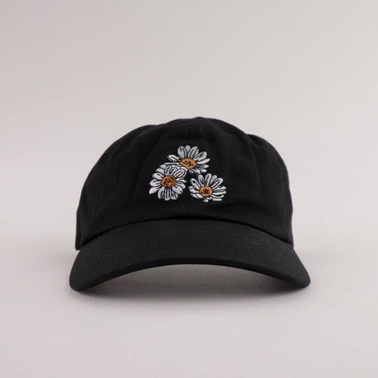 Daisy Dad Hats - Black/Butter/Dusty Lavender